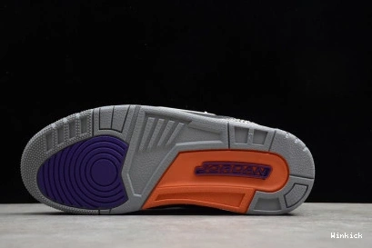 COURT CT8532-050 RETRO - 3 PURPLE BLACK JORDAN 0803